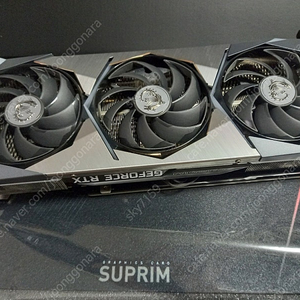 MSI RTX3080 슈프림x lhr 10g 그래픽카드 팝니다.