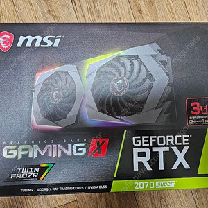 MSI rtx2070 super 게이밍X 트윈프로져7