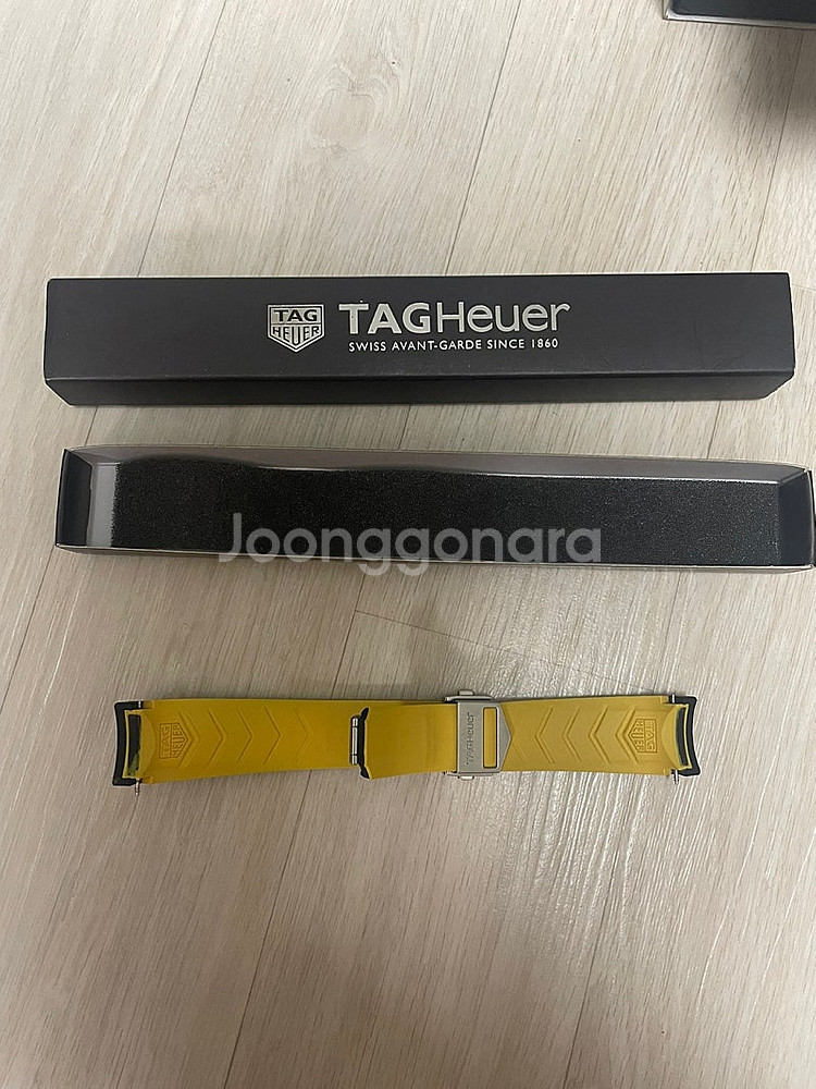 정품 태그호이어 아쿠아레이서 43mm용 러버밴드 + 디...--1