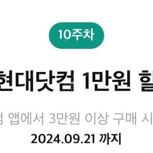 더현대닷컴 1 만원 할인쿠폰