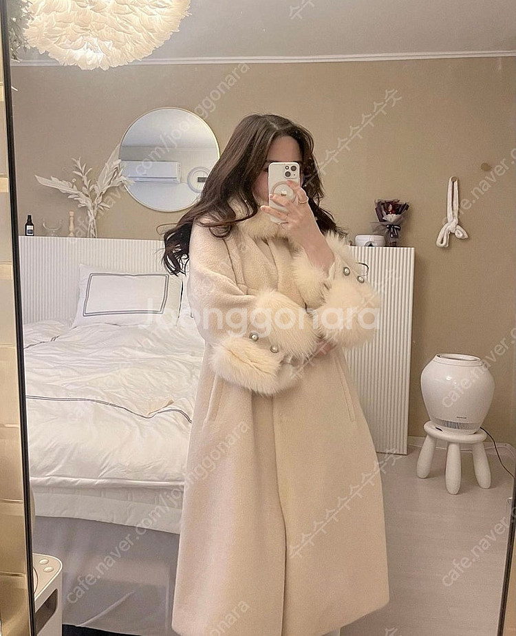 [양털 폭스 무스탕] 로썸제이블랑드문에바빈--0