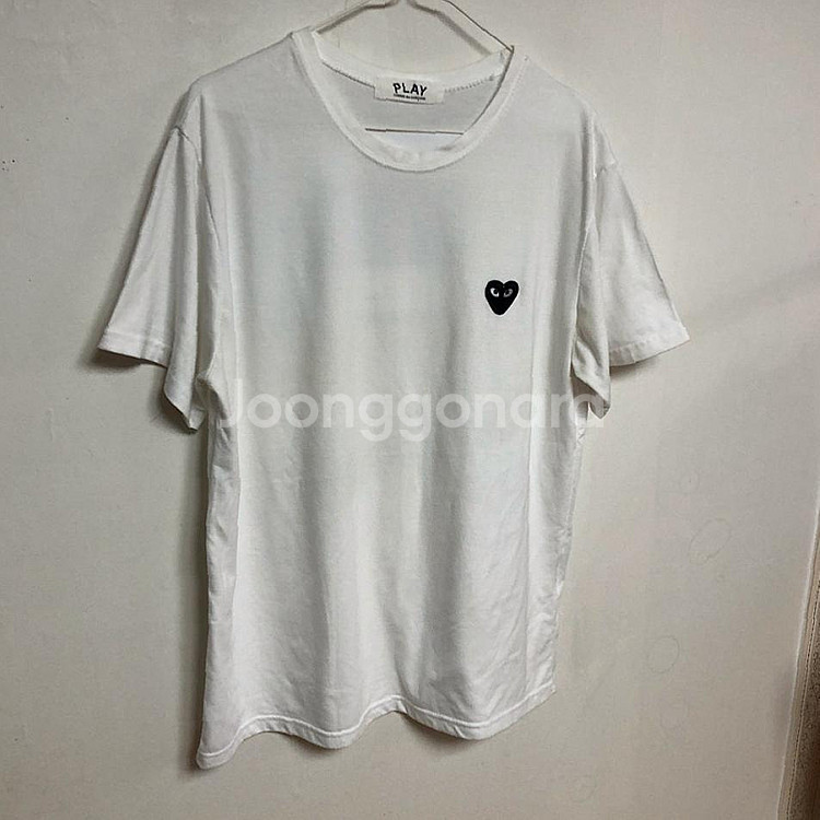 판매 꼼데가르송 남성 반팔티 105XL--1