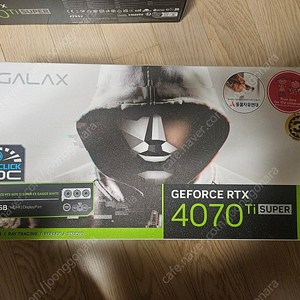 갤럭시 지포스 RTX 4070 Ti SUPER EX GAMER WHITE OC D6X 16GB 미개봉 판매