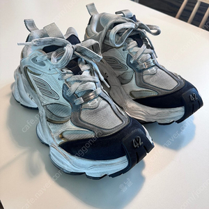 발렌시아가 카고 Sneakers White Grey(42)