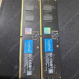 Ddr5 램 크루져 8gb x2. 16gb 일괄 4600