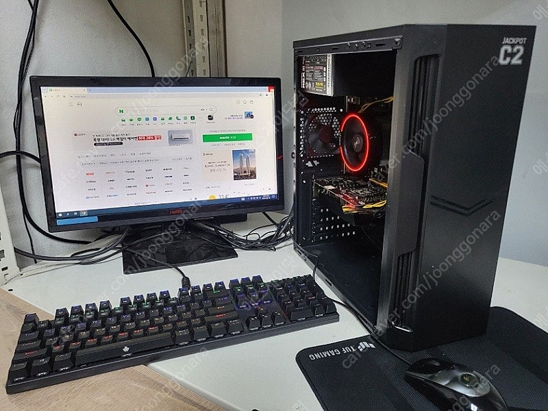 수량2대 라이젠5600X+B350M+RX6600+16G...--0
