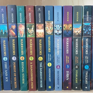 잠수네 영어책 Erin Hunter WARRIORS 에린헌터 워리어스 시리즈 1~4부 전24권(택포)