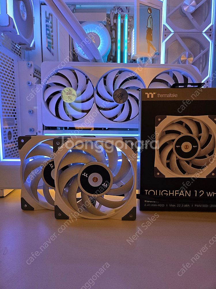 써멀테이크 TOUGHFAN 12 라디에이터 팬 Whit...--1