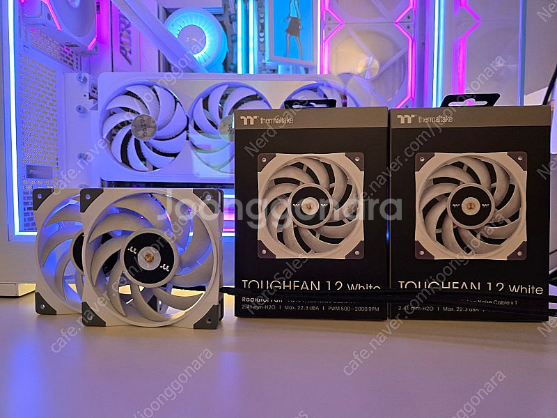 써멀테이크 TOUGHFAN 12 라디에이터 팬 Whit...--0
