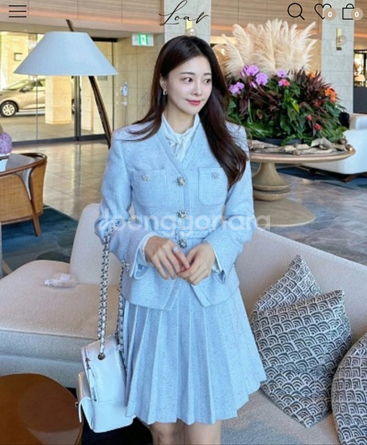 로아르 미누 V 트위드 셋업--0