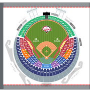 LG트윈스 9월7일 1루 오렌지석 (응원석) 4연석