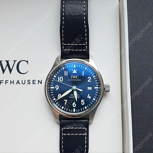 IWC 마크20 청판 (가죽모델)