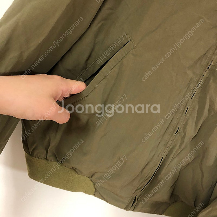 오일릴리 골프 바스락 벌룬자켓 야상 점퍼 블루종 오버핏...--6