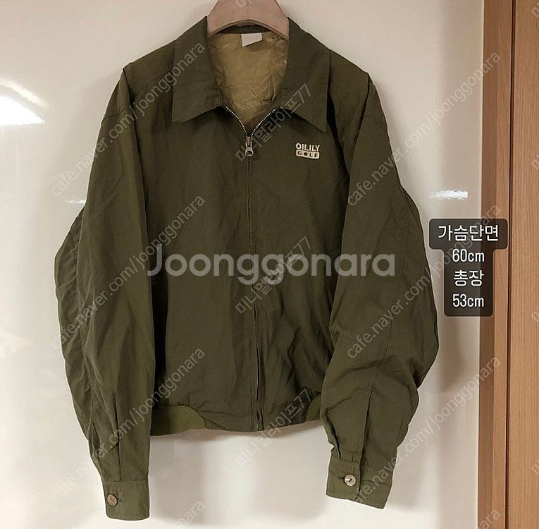 오일릴리 골프 바스락 벌룬자켓 야상 점퍼 블루종 오버핏...--0