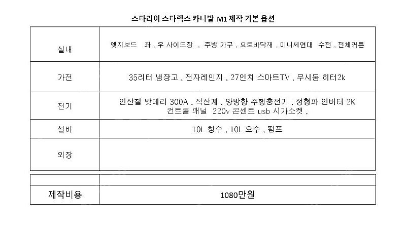 카니발 차박 세미 캠핑카--1