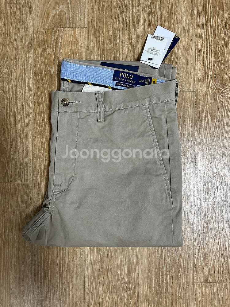 폴로랄프로렌 스트레치 스트레이트핏 면바지--1