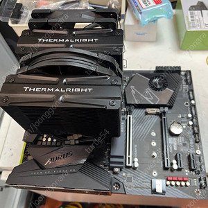 amd 5700x + x570 aorus elite + 공랭쿨러