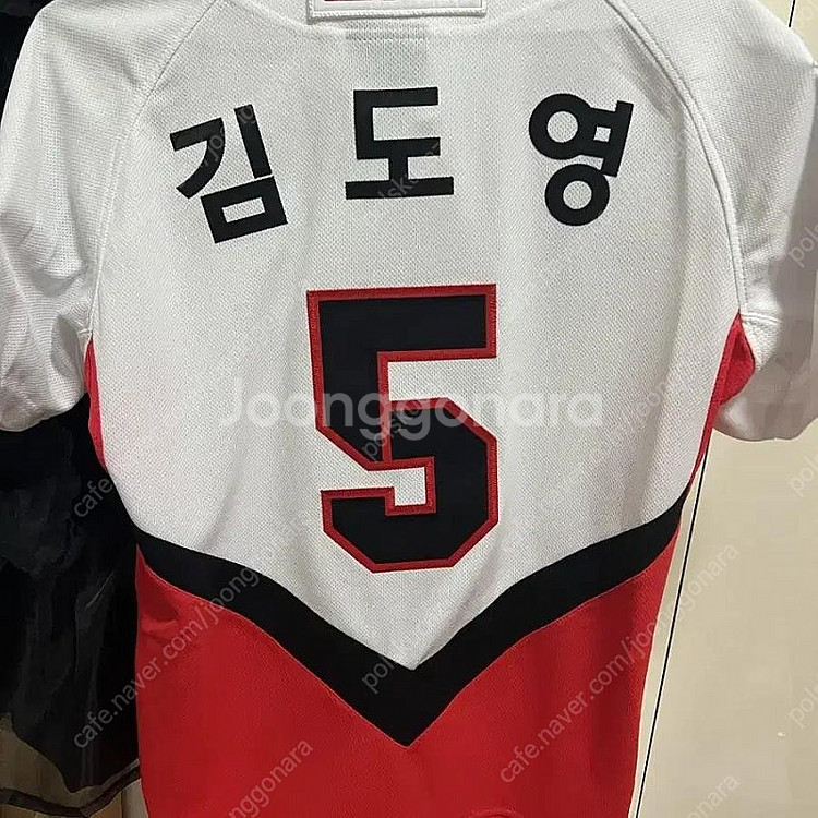 기아타이거즈 홈 유니폼 어센틱 85 사이즈 김도영 자수...--1