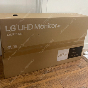 LG uhd모니터 4k 32up550n 미개봉