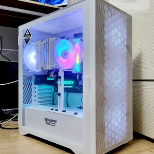 (라이젠 7800x3d/rtx4070/32G램/m.2 1테라/HDD 2테라)새제품급 최강게임멀티 초고사양 컴퓨터본체