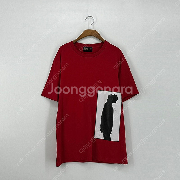 프린팅 반팔 티셔츠 (90 size / RED)--0