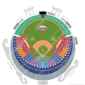 9/8(일) 잠실 lg vs 한화 3루 네이비석 321블록 통로 2연석