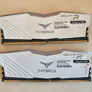 팀그룹 DDR4 16G(8×2) T-FORCE 화이트