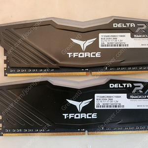 팁그룹 DDR4 16G(8×2) T-FORCE DELRA 블랙