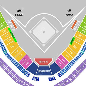 (정가이하)9/3 기아 vs LG 광주 챔피언스필드 3루 k8 2연석 양도(9월 3일)