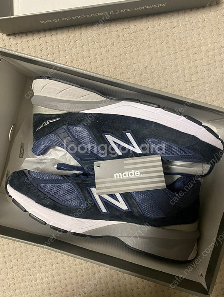 뉴발란스 990v5 네이비 255--0