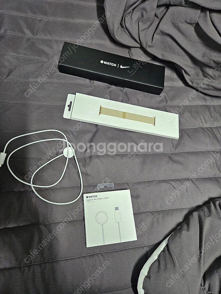 애플워치 7 41mm Nike 셀룰러 스타라이트--2