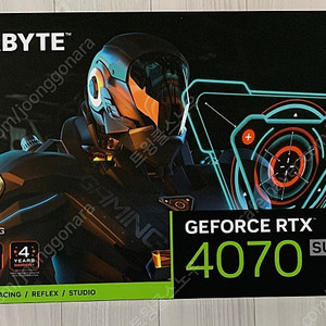 GIGABYTE 지포스 RTX 4070 SUPER Gaming OC D6X 12GB 제이씨현 4070s 미개봉