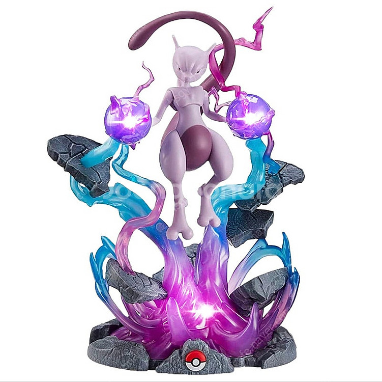 jazwares 포켓몬 뮤츠 리자몽 루카리오 LED 기...--2