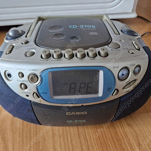 CASIO 카시오 CD-370S 라디오 CD 플레이어 음향가전 (부분고장)