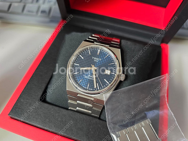 티쏘 PRX 오토매틱(파워매틱 80), 청판, 40mm...--0