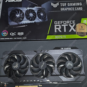 ASUS TUF 3070TI 팝니다.