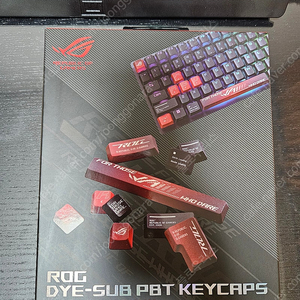 ASUS ROG Dye-Sub PBT 키캡 세트