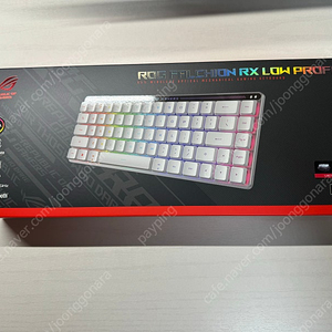 ASUS ROG FALCHION RX Low Profile 유무선 기계식 키보드 한글 (적축)