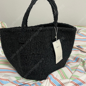 호와스 sisal bag 사이잘백 블랙 미듐