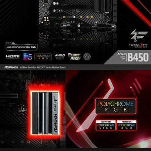 새상품 애즈락 메인보드 ASRock FATAL1TY B450 Gaming K4 에즈윈 (13만원)