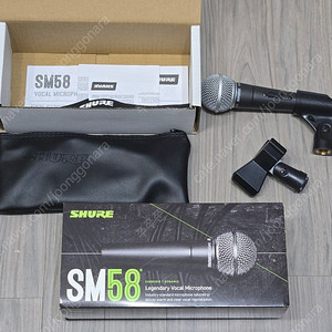 슈어 SHURE SM58 SK (스위치o) + 마이크선 판매합니다