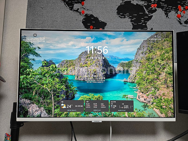 삼성전자 스마트모니터 M7 S32BM701 4k 32인...--0