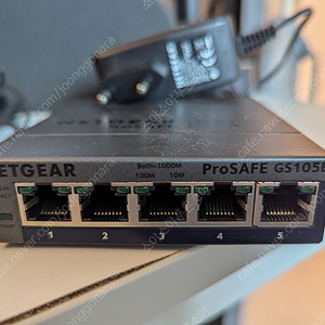 NETGEAR 넷기어 GS105E 기가 5포트 관리형 스위칭허브