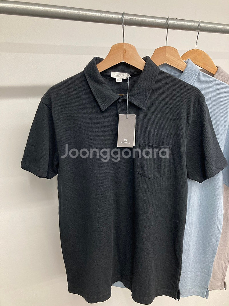 선스펠 sunspel 리비에라 반팔 폴로 카라티 티셔츠...--1