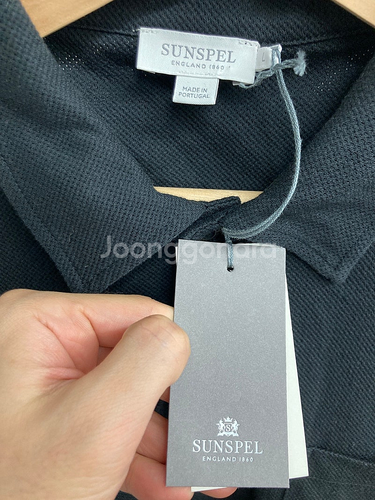 선스펠 sunspel 리비에라 반팔 폴로 카라티 티셔츠...--2