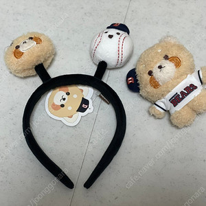 두산 베어스 KBO 최강레시 머리띠+인형 키링