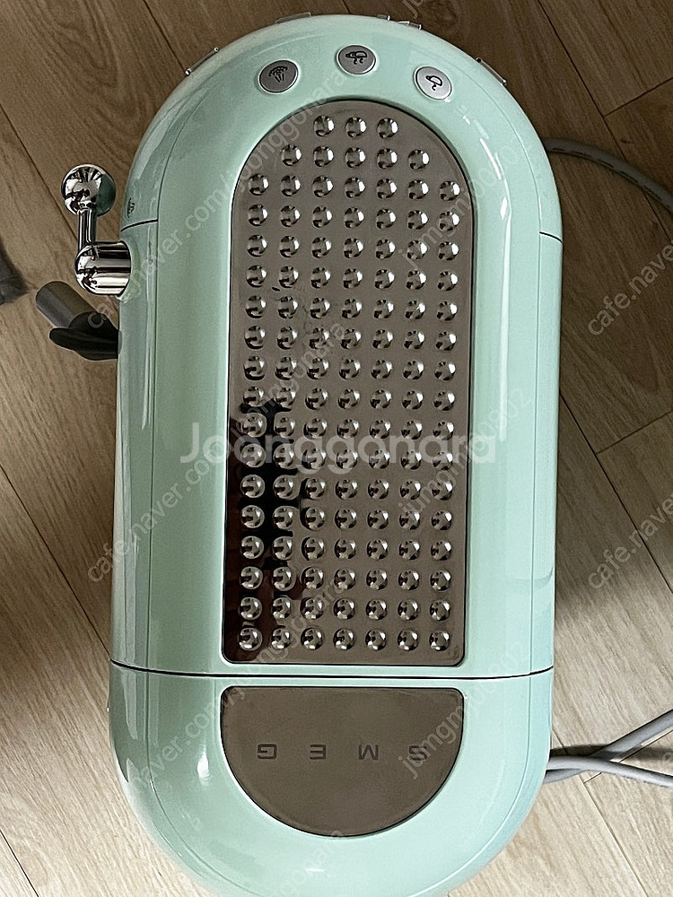 스메그 smeg 반자동 에스프레소 커피머신 민트색 팝니다--5