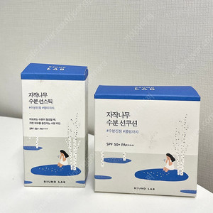 라운드랩 자작나무 수분 선스틱 + 선쿠션 (SPF 50+ PA++++) 썬스틱 썬쿠션 선크림 썬크림