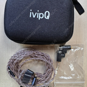 IVIPQ Alloy 이어폰 커스텀 케이블 (2pin, 그래핀-구리 선재)