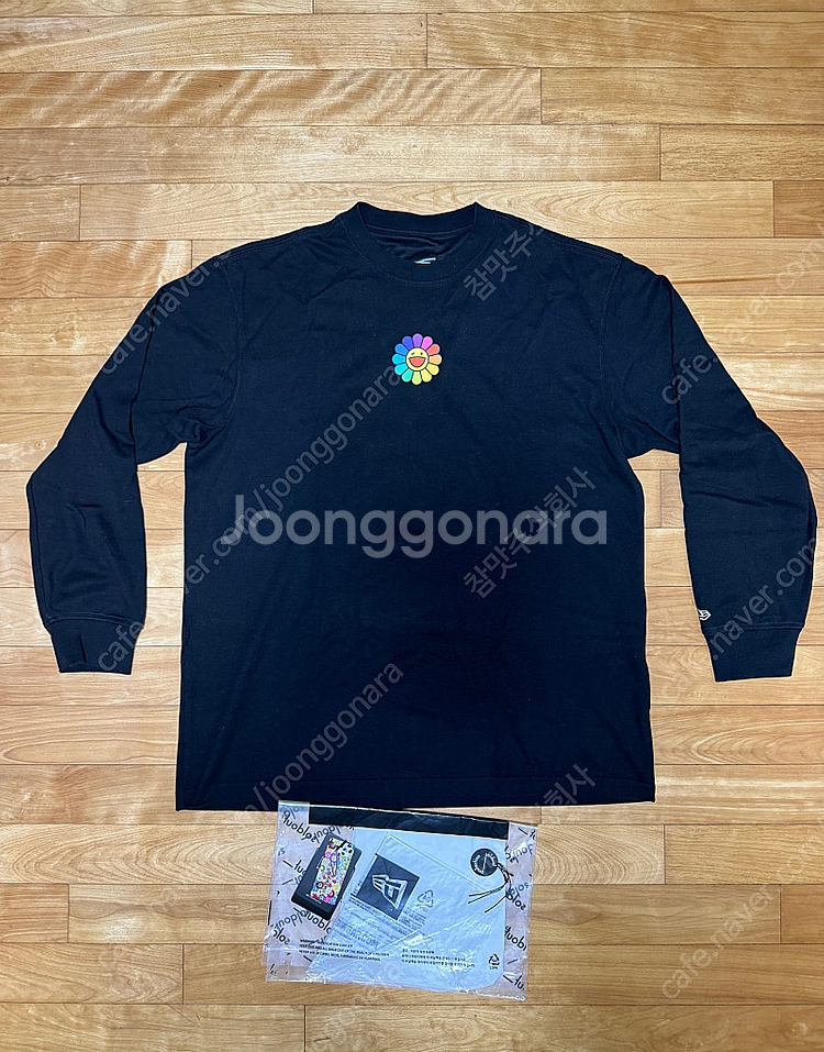 [XL] 뉴에라 x 무라카미 다카시 플라워 롱슬리브--1